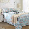 ABREEZE 100% Egyptian Cotton Sheet Set Queen Beach Themed Bedding
