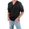 Men's Hoodie Hippie Shirts Beach 100% Soft Cotton Top Yoga