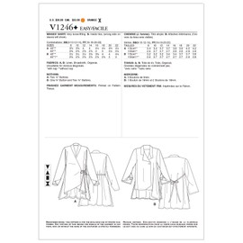 VOGUE PATTERNS V1246 Misses' Shirt, Size BB (8-10-12-14)