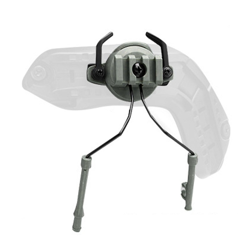 2Pcs Suspension Headset Bracket Helmet 19‑21mm Rail Adapter Rotatable Headphones