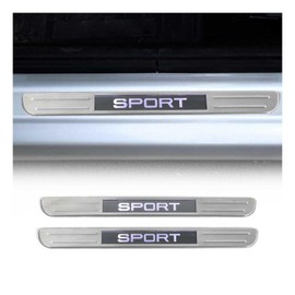 OMAC Door Sill Scuff Plate Illuminated for Ford Escape 2013-2016 Sport S.Steel 2X