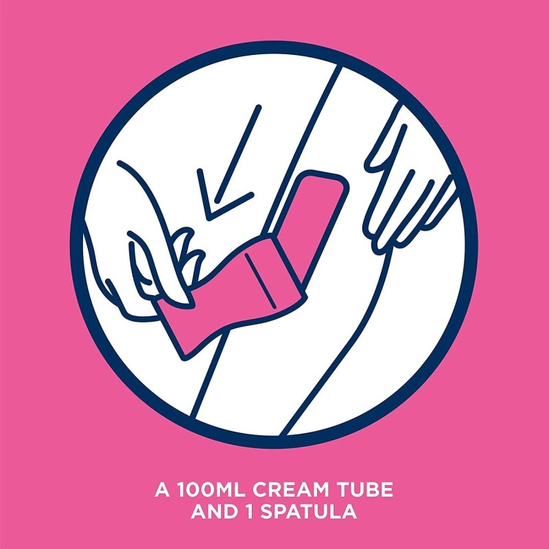 Veet Hair Removal Cream 100g – Sensitive Skin Formula, Smooth