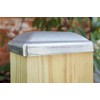 3 1/2" x 5 1/2" Heavy Duty Galvanized Post Cap