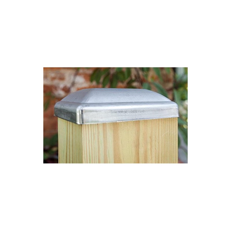 3 1/2" x 5 1/2" Heavy Duty Galvanized Post Cap