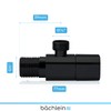 Bächlein Universal Angle Valve with Quick Release in Matt Black