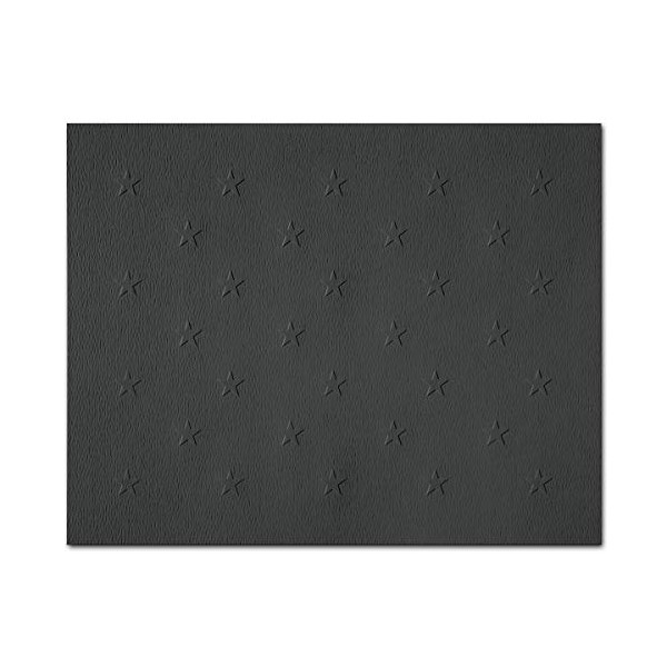 PaperDirect Stars Embossed Certificate Jackets, 9 1/2 x 12, Black