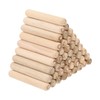 PATIKIL 1/2" x 3-1/8"(12 x 80mm) Wood Dowel Pins, 50