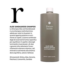 Natural Aloe and Sandalwood Multivitaminico Shampoo 1000 ml