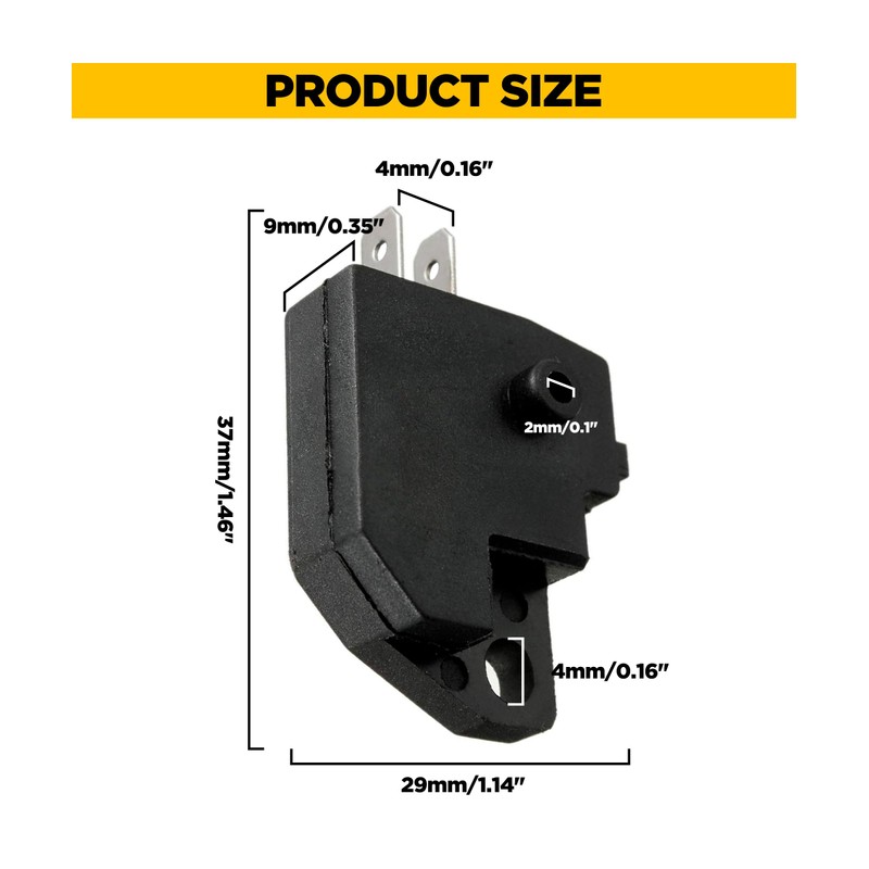 Flaconi Motorcycle brake light switch, brake light switch, scooter light