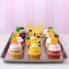 Pineapple Cupcake Toppers - Sweet One Cupcake Toppers,18Pcs Pineapple Baby