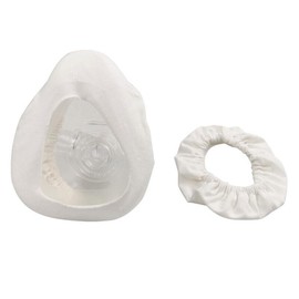 Reusable Fabric Comfort Covers to Reduce Air Leaks Ski for Cpap Mask Liners White
