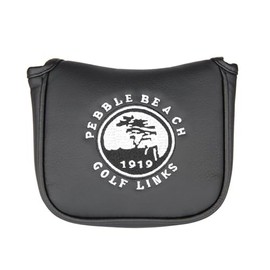 Golf Headcover Putter Cover for Center Shaft Small Odyssey 2 Ball Tailor Made Spider Putter Magnetic Closure Tree (Black, Square Center Shaft)