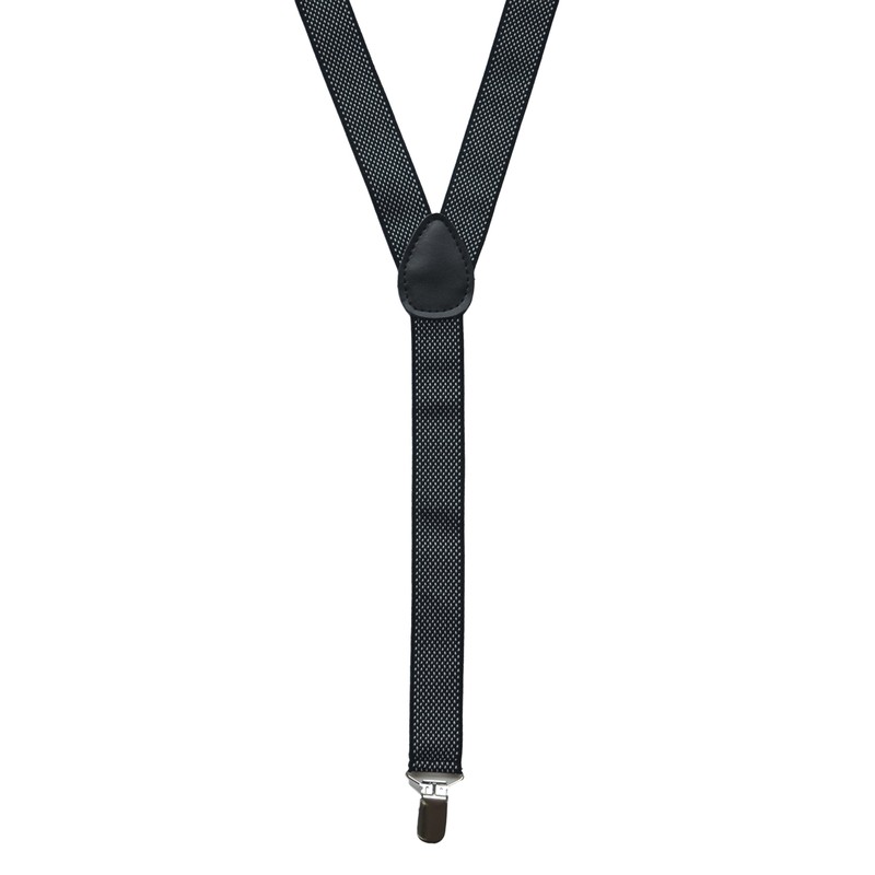 Cloud Rack Solid Color Y-Back Clip Suspenders - 1 Inch