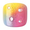 KISS imPRESS No Glue Pedi Press-On Toenails, Rainbow color with