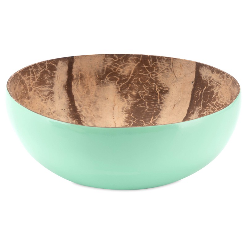 Decorasian Bowls made of real coconut, coconut bowl, polished inside,