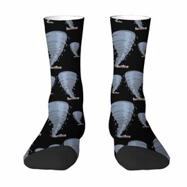 Pehede Tornado Unisex Socks Nature Storm Whirlwind Climate Crazy Funny Socks Gifts for Women Mens Novelty Crew Socks