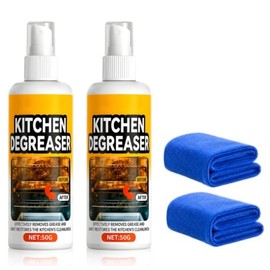 ForgeVibe 2Pcs Spray Grill Cleaner,Kitchen Degreaser Spray,Powerful Degreaser,Degreasing Spray Grill Cleaner,Suitable for Surface Cleaning of Stainless Steel, Steel,and Ceramics