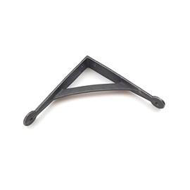 Oakcrafts - Pair of Gallows Shelf Brackets Antique Cast Iron (7" x 7" / 175mm x 175mm)