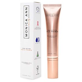 Prebase facial de doble acción - 15 ml  Prebase de maquillaje hidratante con vitamina C y ácido hialurónico  Smoothi                                  