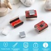 10 Pieces Stepper Motor Driver Module with Heat Sink Compatible