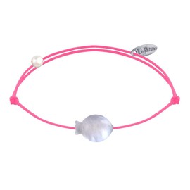LES POULETTES BIJOUX - Bracelet Link Mother of Pearl Little Fish, Pearl, Mother of pearl.