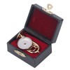 Miniature Tuba Model Brass Gold Plated Euphonium Mini Miniature Tuba