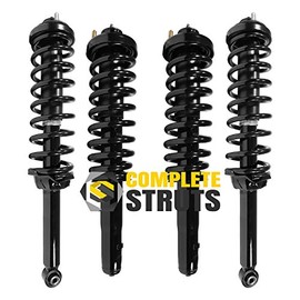 COMPLETESTRUTS - Front & Rear Complete Strut Assemblies with Coil Springs Replacement for 1997-2001 Honda CR-V - Set of 4
