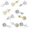 Earring Backs 10 Styles Earring Accessories Safety Bullet Earring Clutch