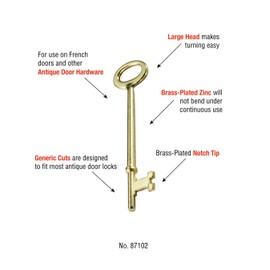 Skeleton Keys, Notch Tip 2-Pack