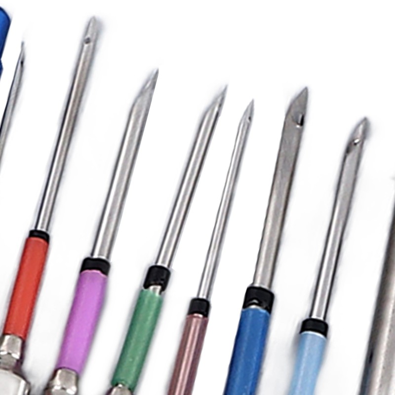20 Pieces Punch Needle Kit Needle Threaders Embroidery Poking Cross