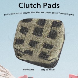 Amavoler Clutch Pads Aftermarket Replacement Parts Fit for 2 Stroke Motorized Push Bike Bicycle 49cc 60cc 66cc 80cc Engine Gasket. (15 Pcs)