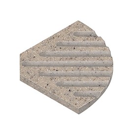 Transolid SOAPDISH03-A0 Decor 5-1/2-Inch Corner Soap Dish, Desert Earth