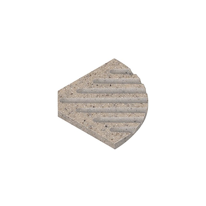 Transolid SOAPDISH03-A0 Decor 5-1/2-Inch Corner Soap Dish, Desert Earth