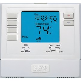 Pro1 T725 Heat Pump / Conventional Thermostat 7 Day 5/1/1 or Non-Programabl