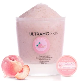Exfoliante, exfoliante corporal, humectante para cuerpo, rostro, manos y pies, nutre la piel, limpia profundamente, reduce imperfecciones, deja la piel suave y sedosa, libre de sulfatos. (wc015, durazno)
