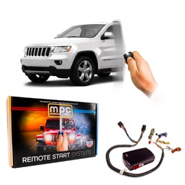 MPC Factory Remote Activated Start Compatible with 2011-2013 Jeep Grand Cherokee |Gas| |Push-to-Start| Plug N Play - Uses Factory Remotes - Premier USA Based Tech Support