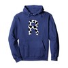 Creative Bold Marker Letter R - Cow Pattern Design Pullover