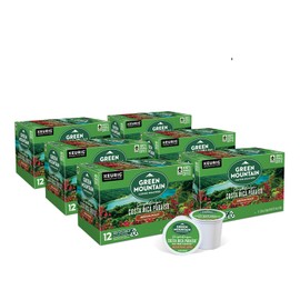 Green Mountain Coffee Roasters Costa Rica Paraiso, Single-Serve Keurig K-Cup Pods, Medium Roast Coffee, 72 Count