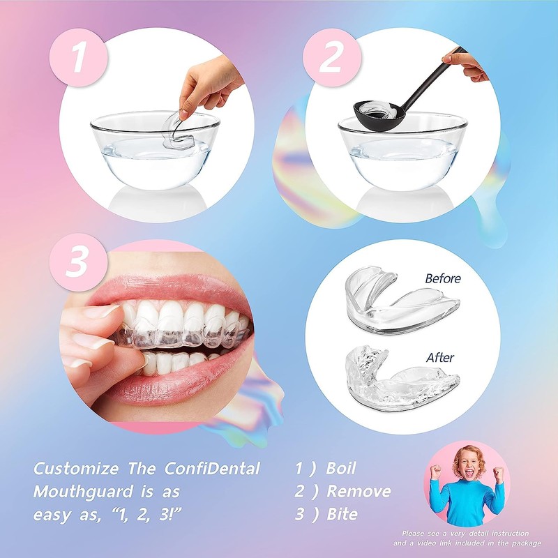 The ConfiDental Mouth Guard for Day and Night Teeth Grinding