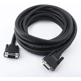 DTECH Heavy Duty VGA SVGA 15 Pin Male to Male Computer Monitor Cable Cord 1080P High Resolution 25 feet
