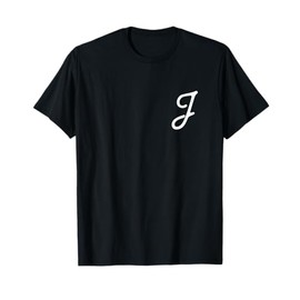 Vintage-style Letter J | Initial | Monogram | Script font T-Shirt