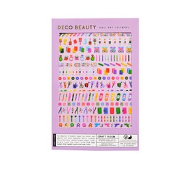 Deco Beauty Craft Room Nail Stickers - Lightweight & Easy-to-Apply Nail Art with Trendy Designs - Durable & Long-Lasting Nail Stickers for Women, Ideal for DIY Manicures & Salon-Quality Nails