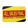 All Sales Final Sign | No Refund or Exchange PVC