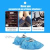 50 Pack(25 Pairs) Premium Disposable Boot & Shoe Covers, Durable,