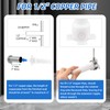 Tub Spout Diverter Repair Kit with Assembly Tool,Four in One