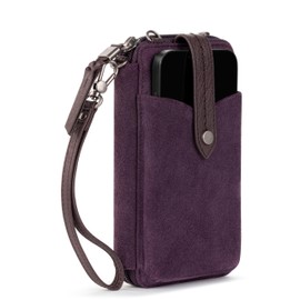 The Sak N/S Smartphone Crossbody - Women's Cellphone Bag & Wallet For Everyday - Leather Convertible Wristlet With Zipper