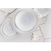 KULINA Tapas Teller ICE WHITE, 16,5 cm, Weiß, minimalistischer Stil,