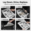 Disposable Paper Car Floor Mats, 100 Count, 20 x 16