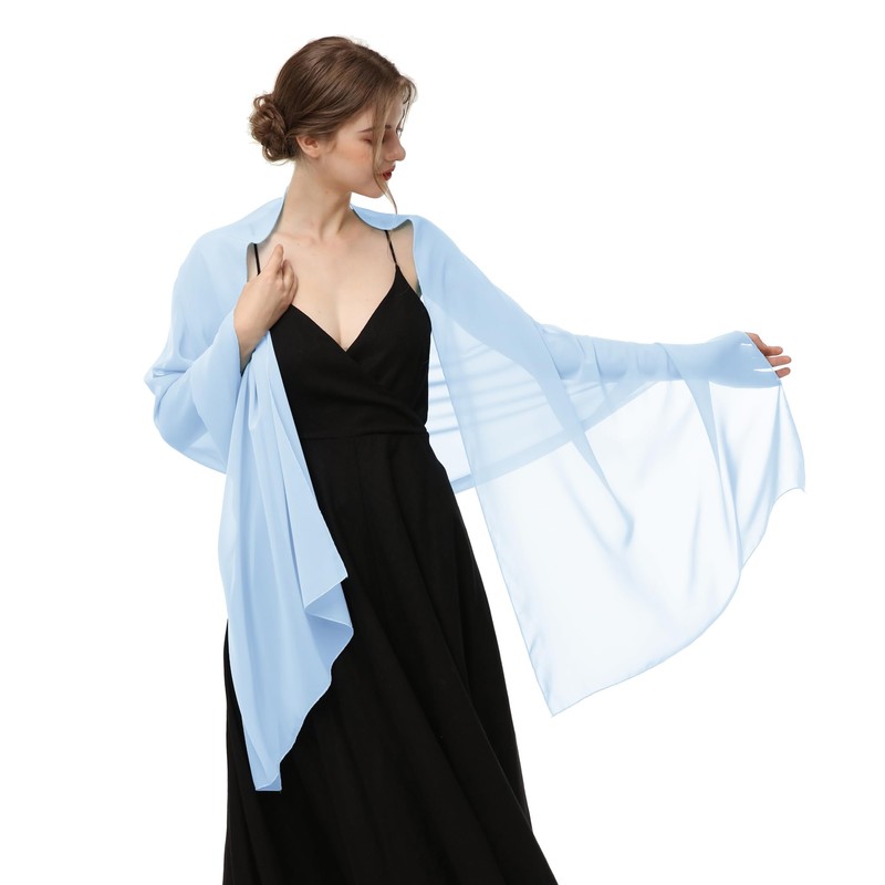 Hotshawl - Chal de gasa para vestidos de noche en