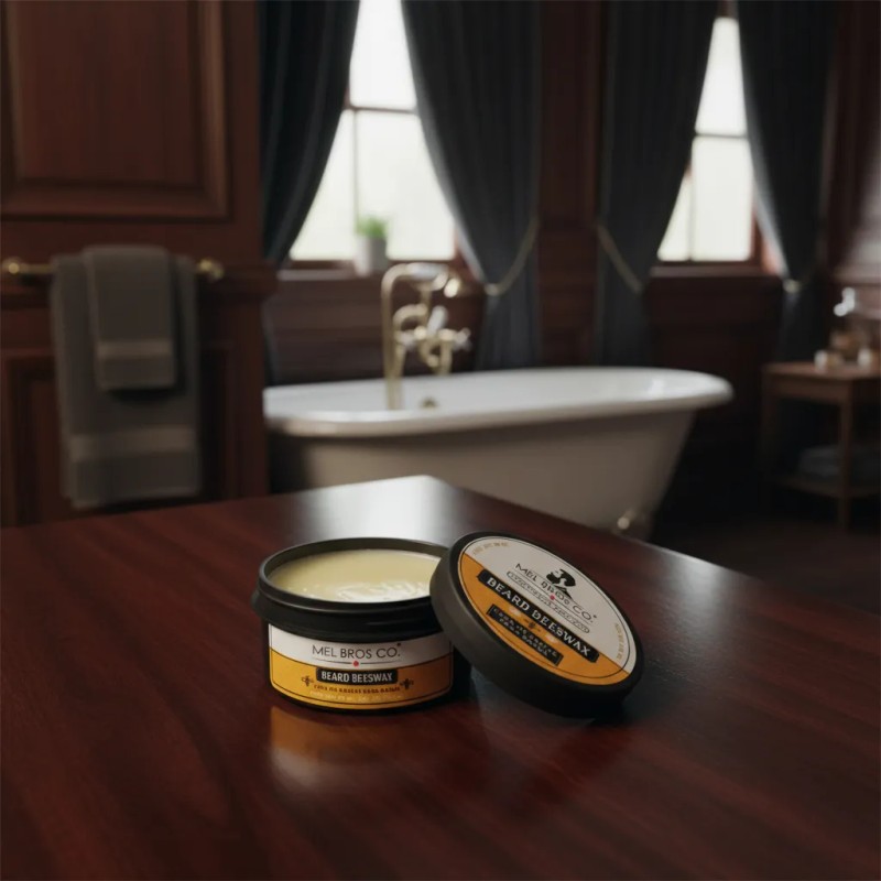 Mel Bros Co Cera De Abeja Para Barba 3oz Suavidad
